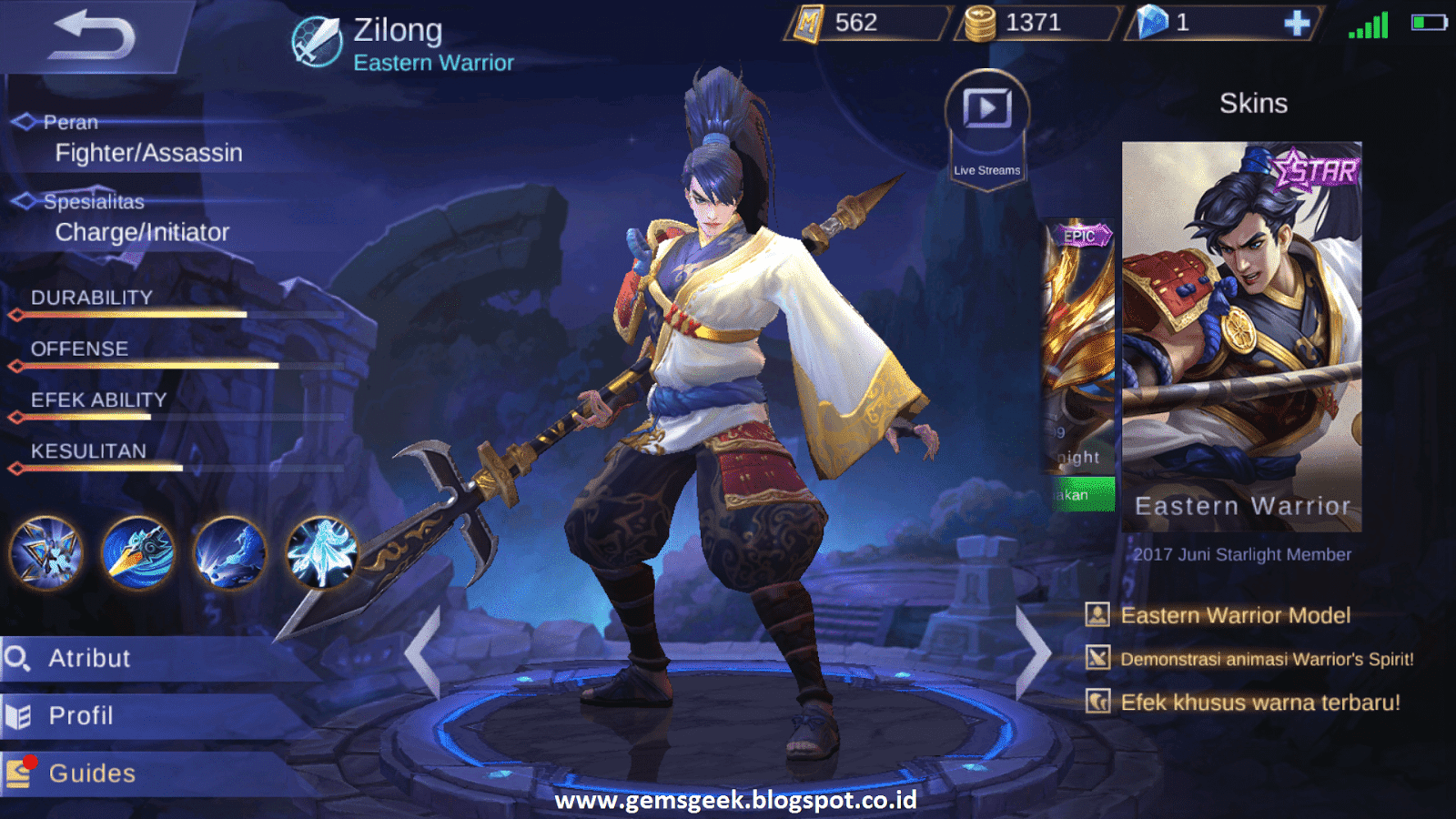 Wallpaper Mobile Legend Cyclops Zilong Mobile Legends Hensenfm by ...